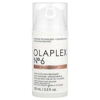 Olaplex, No. 6 Bond Smoother®, Leave-in Styling Treatment, 3.3 fl oz (100 ml) | iHerb