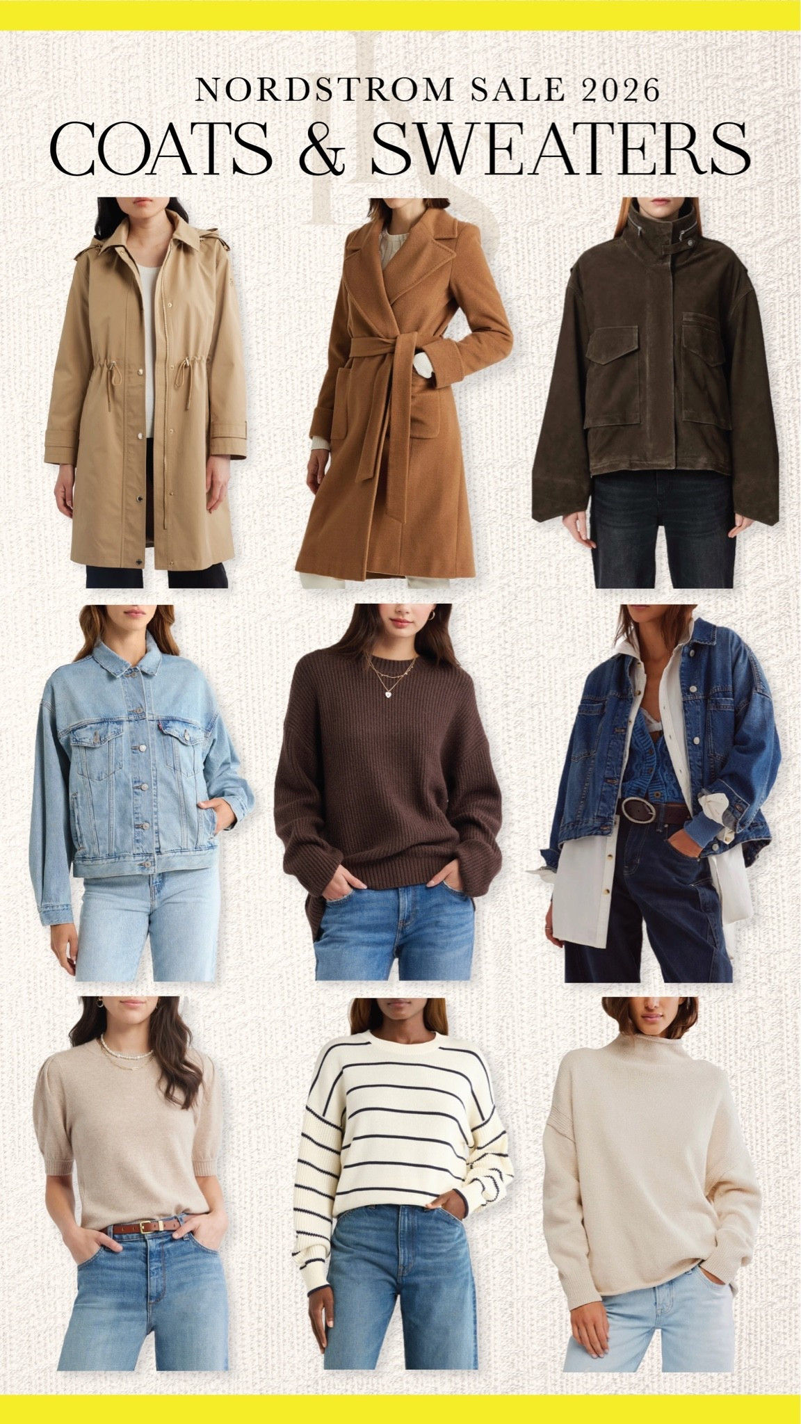 #NSale coats & sweaters 🤎