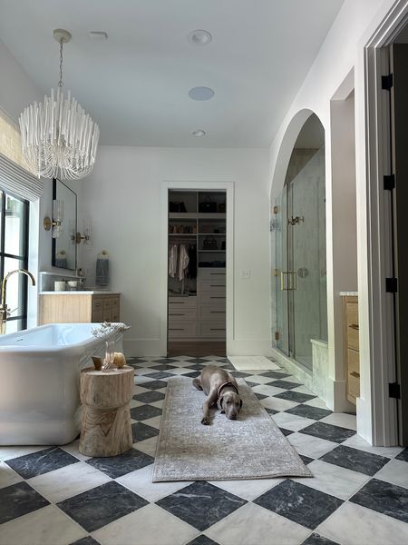 Our bathroom! Will never be over the floors! 

Loverly Grey, home decor, home finds 

#LTKHome