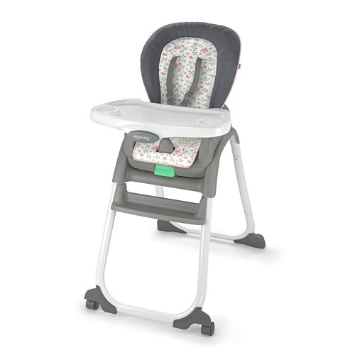 Ingenuity Full Course 6-in-1 High Chair - Baby to 5 Years Old, 6 Convertible Modes, 2 Dishwasher Safe Trays - Milly | Amazon (US)