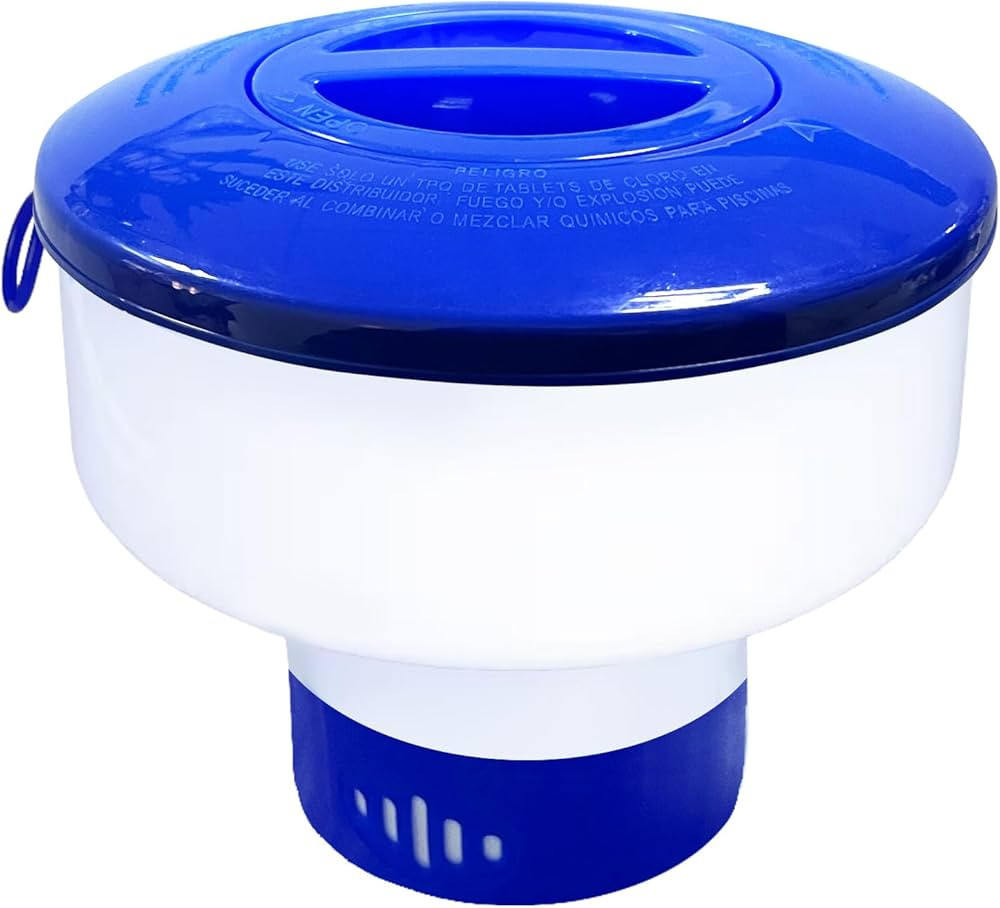 BOTINDO Pool Chemical Dispenser Strong Floating Pool Chlorine Dispense Tablets Holder for Bromine... | Amazon (US)