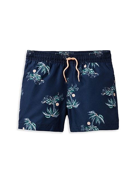 Little Boy's & Boy's Island Palm Swim Trunks | Saks Fifth Avenue