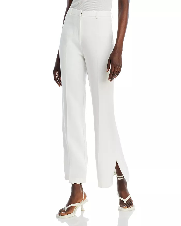 Split Hem Wide Leg Trousers - 100% Exclusive | Bloomingdale's (US)