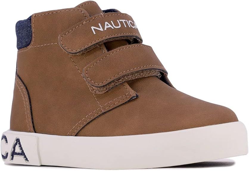 Nautica Kids Dress Chukka Boots - Boys Booties With Adjustable Strap (Toddler/Little Kids) | Amazon (US)