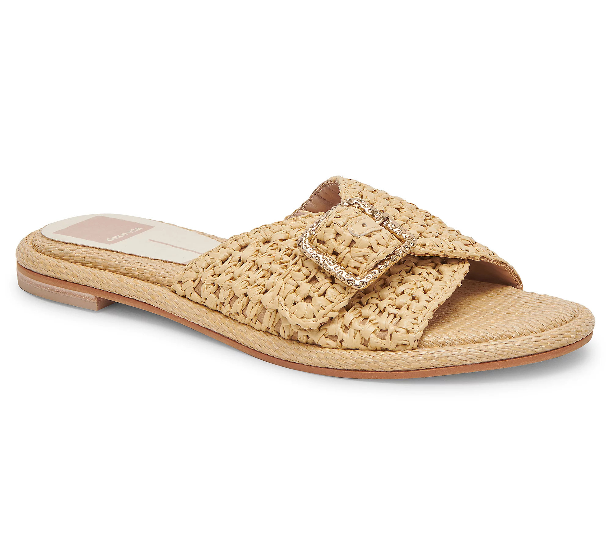 As Is Dolce Vita Buckle Slide Sandals -Alonzo | QVC
