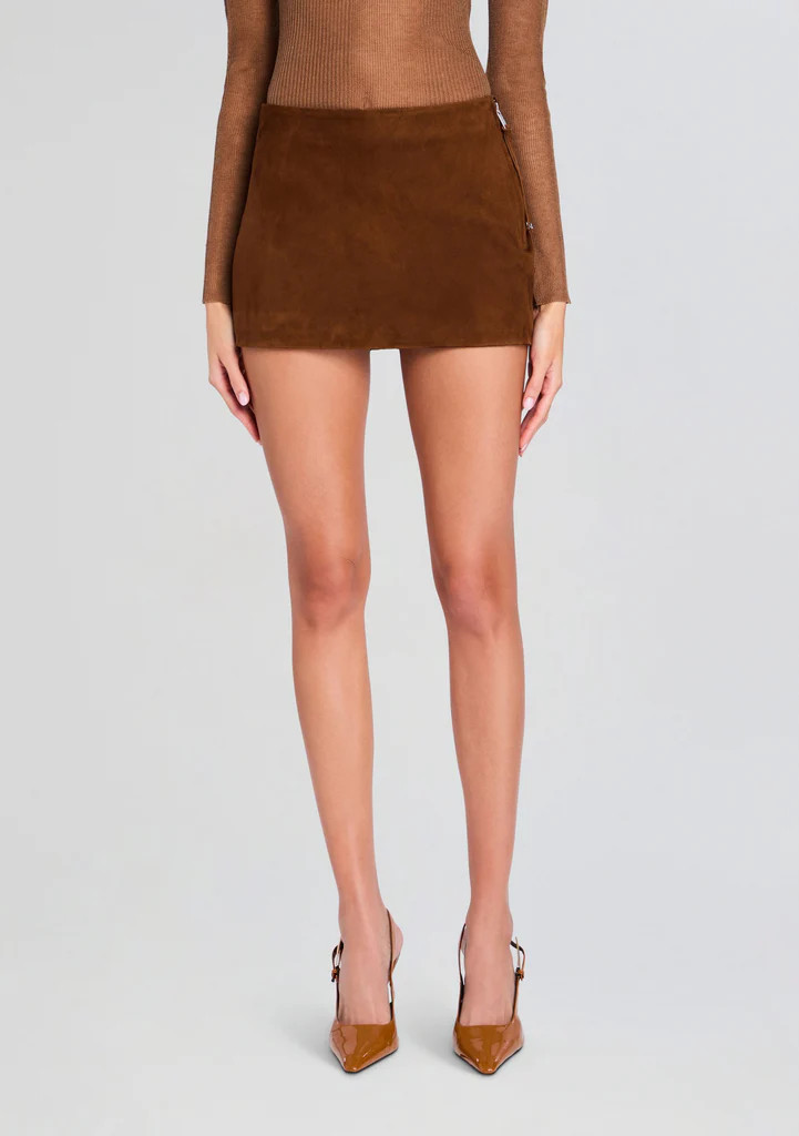 Valerie Suede Skirt | Retrofete