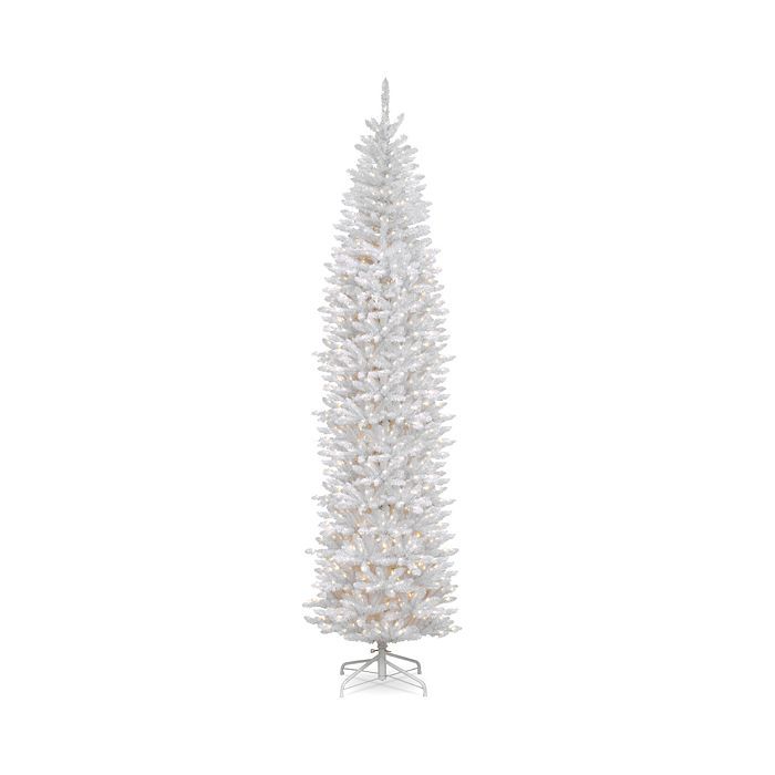 Kingswood White Fir Hinged Pencil Tree with Clear Lights | Bloomingdale's (US)