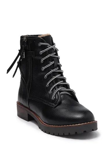 Weslie Faux Fur Lined Lace-Up Boot | Nordstrom Rack