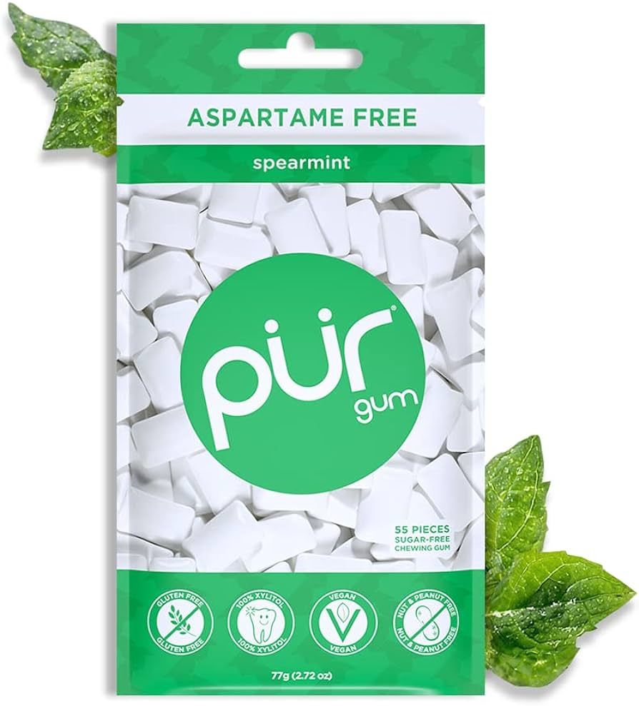 PUR Gum | Aspartame Free Chewing Gum | 100% Xylitol | Sugar Free, Vegan, Gluten Free & Keto Frien... | Amazon (US)