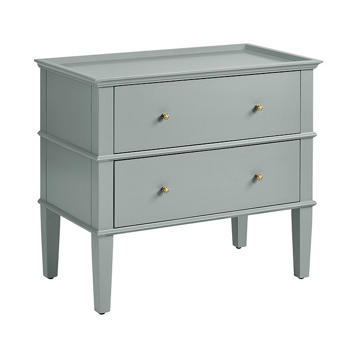 Grace Wood Side Table 2 Drawer | Ballard Designs, Inc.