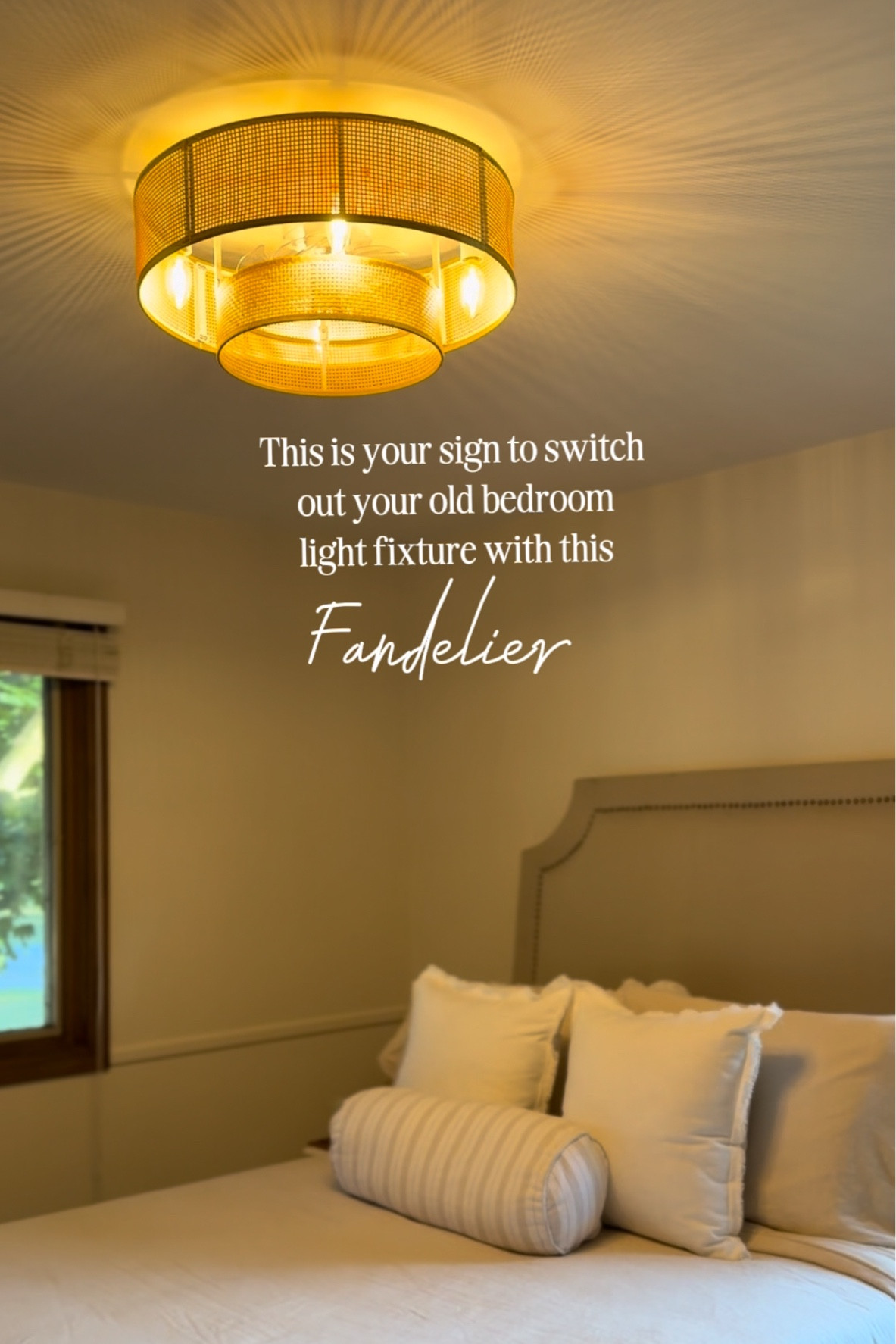 My new favorite home upgrade 😍 this Fandelier is discreet while also being beautiful and chic! 


#LTKHome