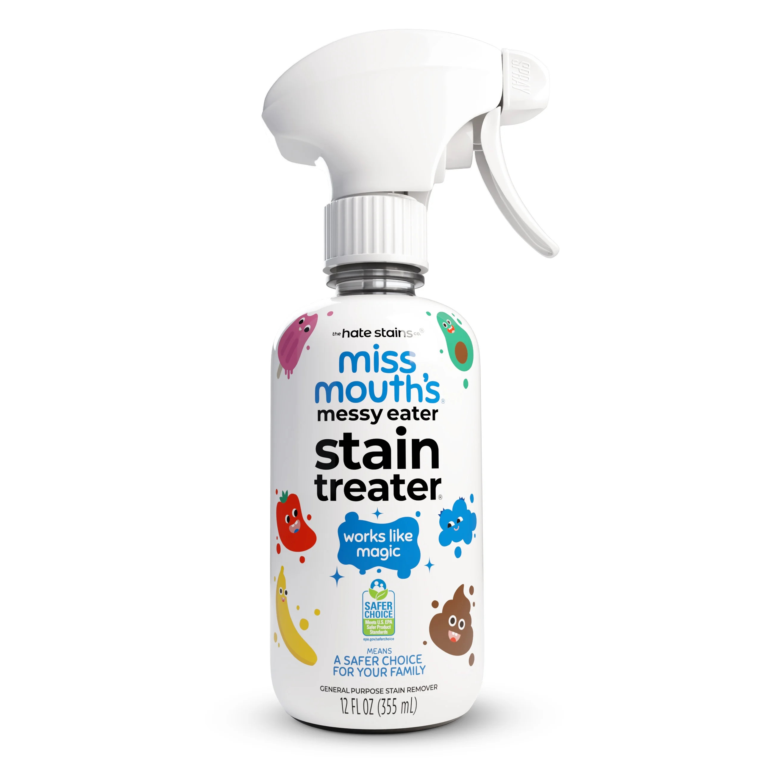 Miss Mouth's Messy Eater Stain Treater Spray for Baby & Kids, 12 oz, Newborn & Baby Essentials, S... | Walmart (US)