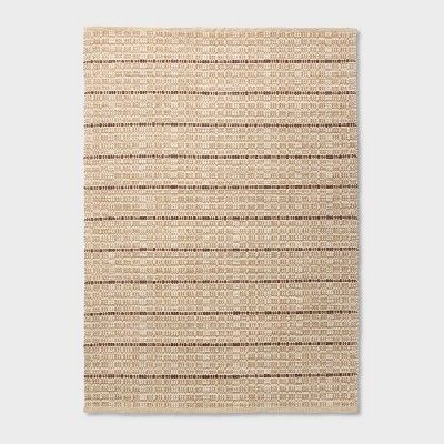 Hand Knotted Woven Area Rug Brown - Threshold™ designed with Studio McGee | Target