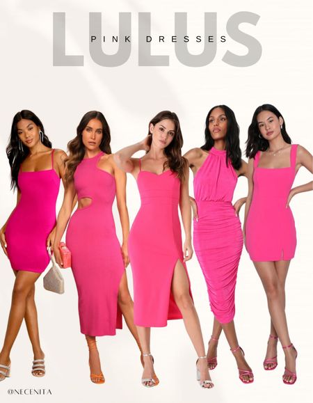 Lulus pink wedding guest dresses | Valentine’s party dresses under $100

#LTKfindsunder100 #LTKparties #LTKwedding