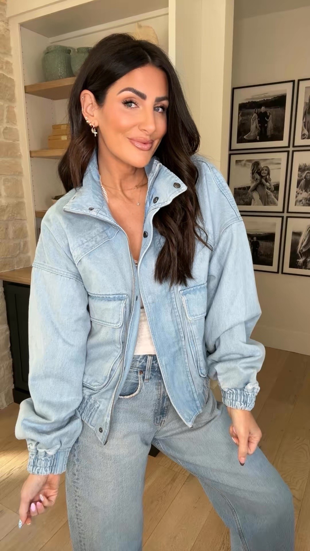 Bomber jacket | Women’s Jacket | Denim outfit | Levi’s | Spring style 

#LTKgrwm #LTKootd