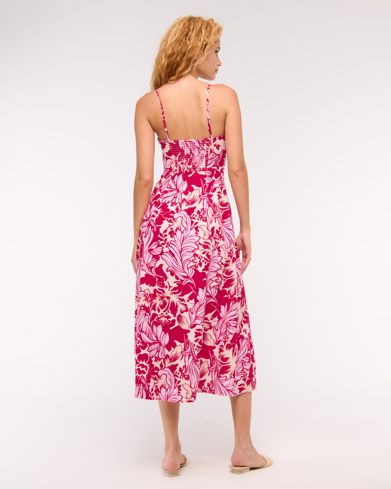 Women's Beaded Flowy Midi Dress | Women's Dresses & Jumpsuits | Abercrombie.com | Abercrombie & Fitch (US)