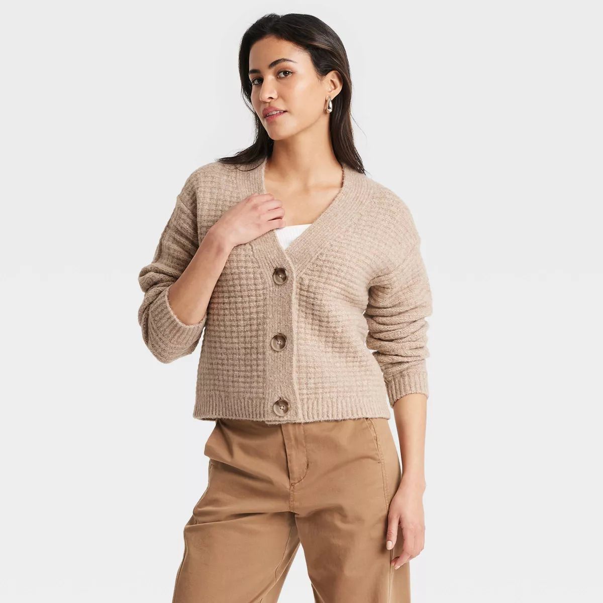 Women's Cozy Knit Button-Down Cardigan - Universal Thread™ | Target