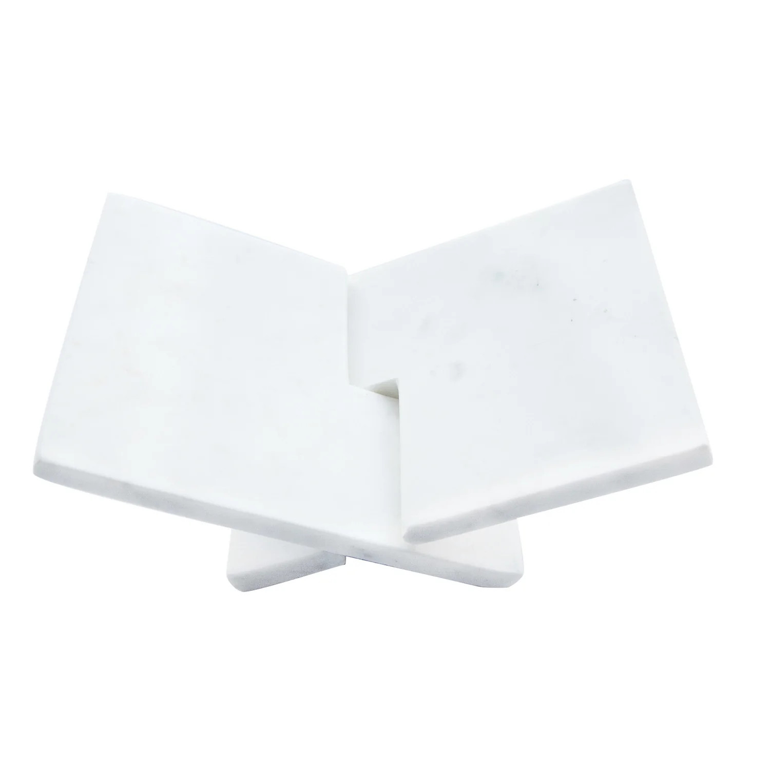 Interlocking Marble Book Holder | Modern Locke