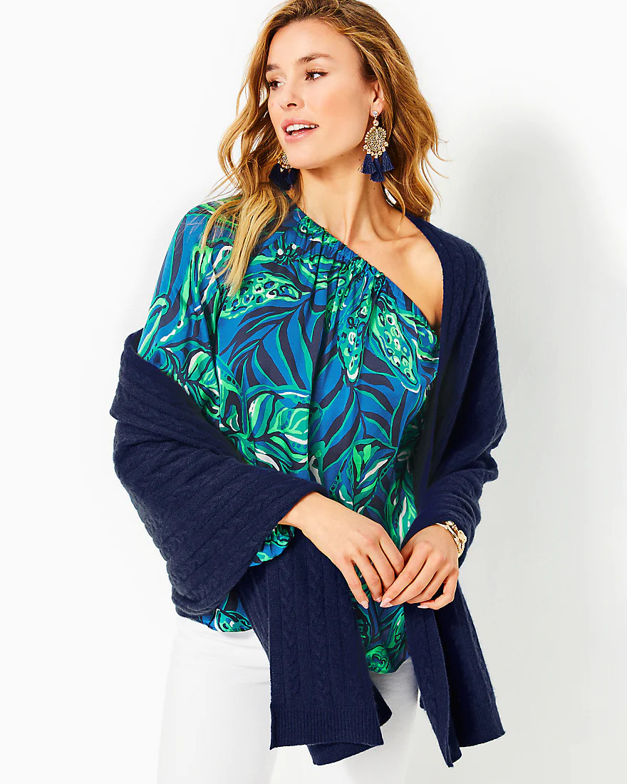 Take Me Away Cashmere Wrap | Splash of Pink - A Lilly Pulitzer Store