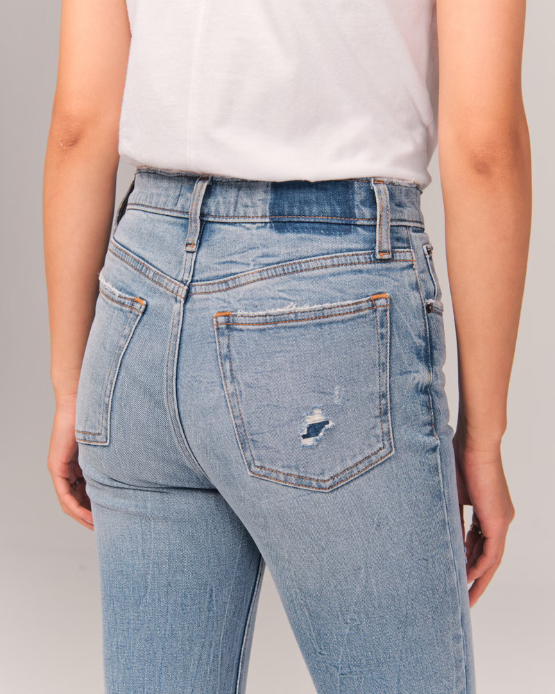 Women's High Rise Skinny Jean | Women's Bottoms | Abercrombie.com | Abercrombie & Fitch (US)