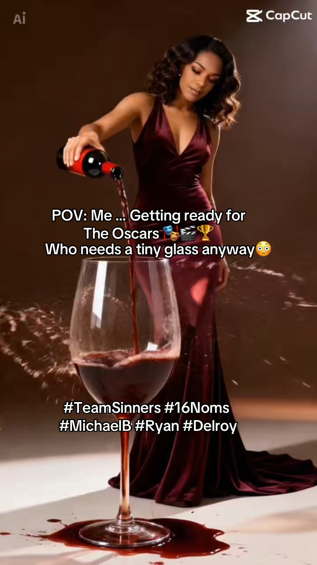 Me getting ready for Oscar night ..
Who's your fav? Drop a photo of what you are wearing to the Oscars 💃🏽‼️Drop your fav to win here and let's watch together 🎬.. Let's Toast It Up 🥂🍾 ,.. #oscarsathome #oscars #LTK
#Itkstyletip 

#LTKActive