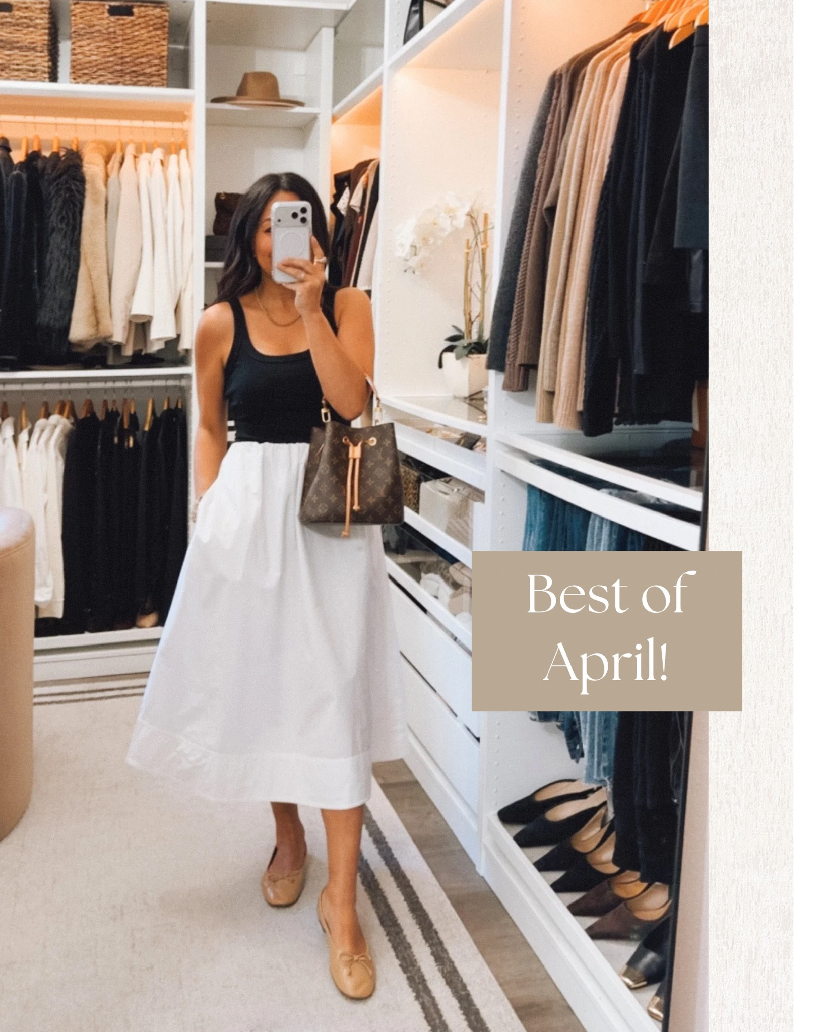 Best of April! 
Zara tank dress and shirt dress I sized up to a medium. Everything else TTS
Bella wide leg jeans from Quince, I’m wearing the 32-inch inseam… perfect with heels! 
I’m 5’3 126 for reference 

#LTKOver40 #LTKootd