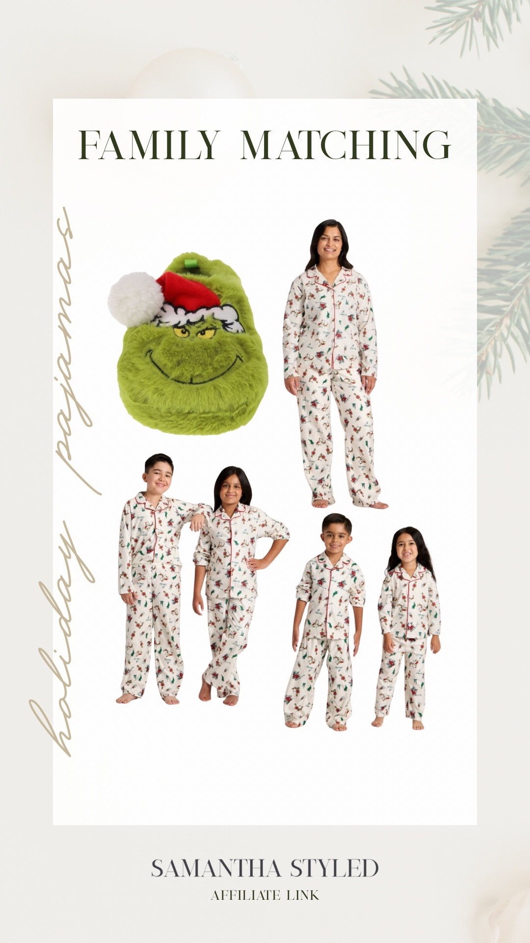 Grinch Pajamas 40% off 

#LTKKids #LTKHoliday #LTKFamily