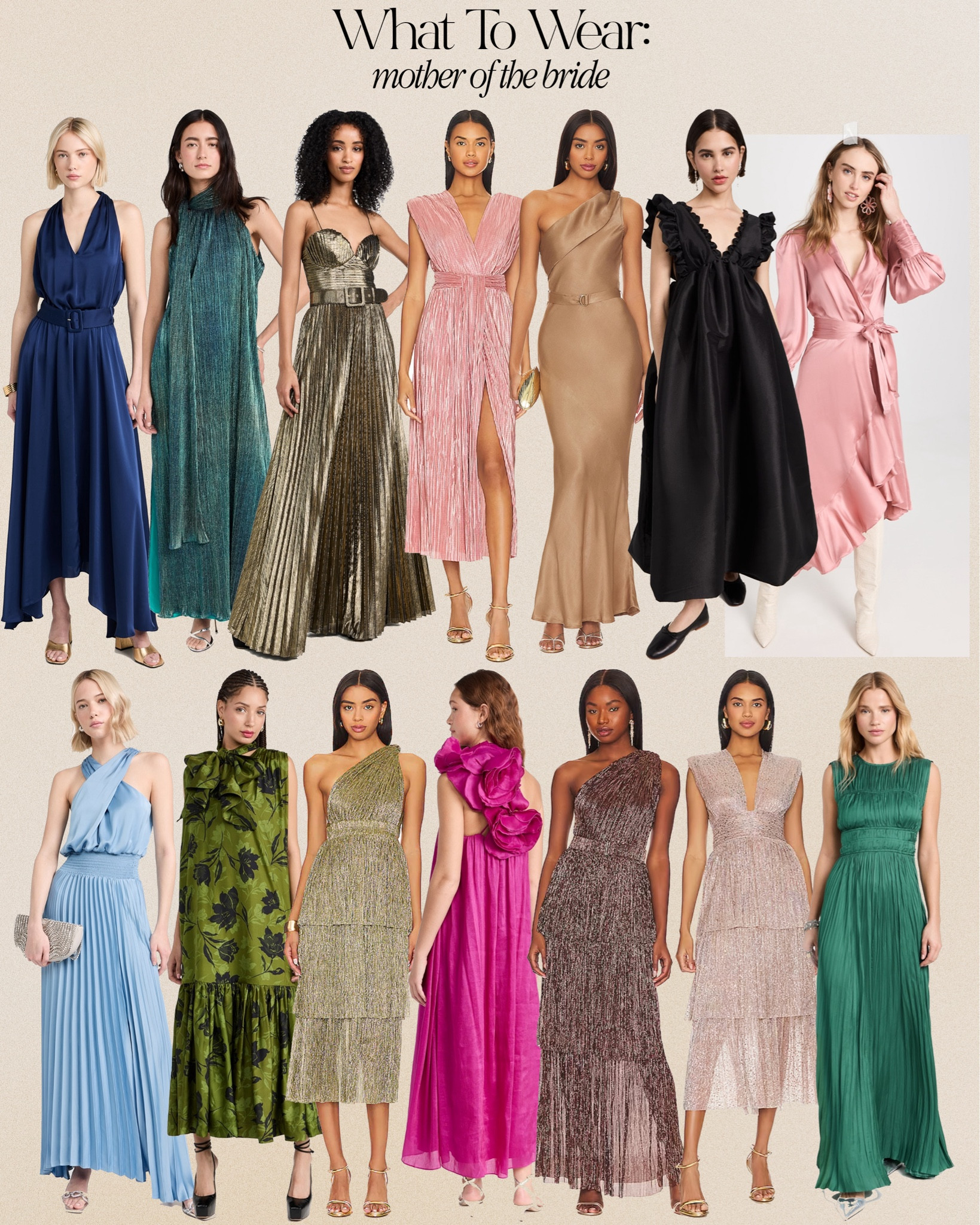 Mother of the bride dress options for spring/summer weddings 🤍

#LTKwedding