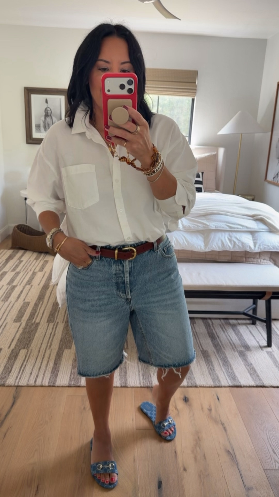 I NEVER wear shorts but I actually found some that I feel cute in and will wear! They fit tts (I did a size 8), but if you are between sizes then I would size down. Top size medium, shoes fit tts, belt size medium. 


#LTKTravel #LTKootd #LTKOver40