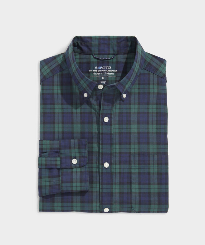 On-The-Go brrrº Blackwatch Shirt | vineyard vines