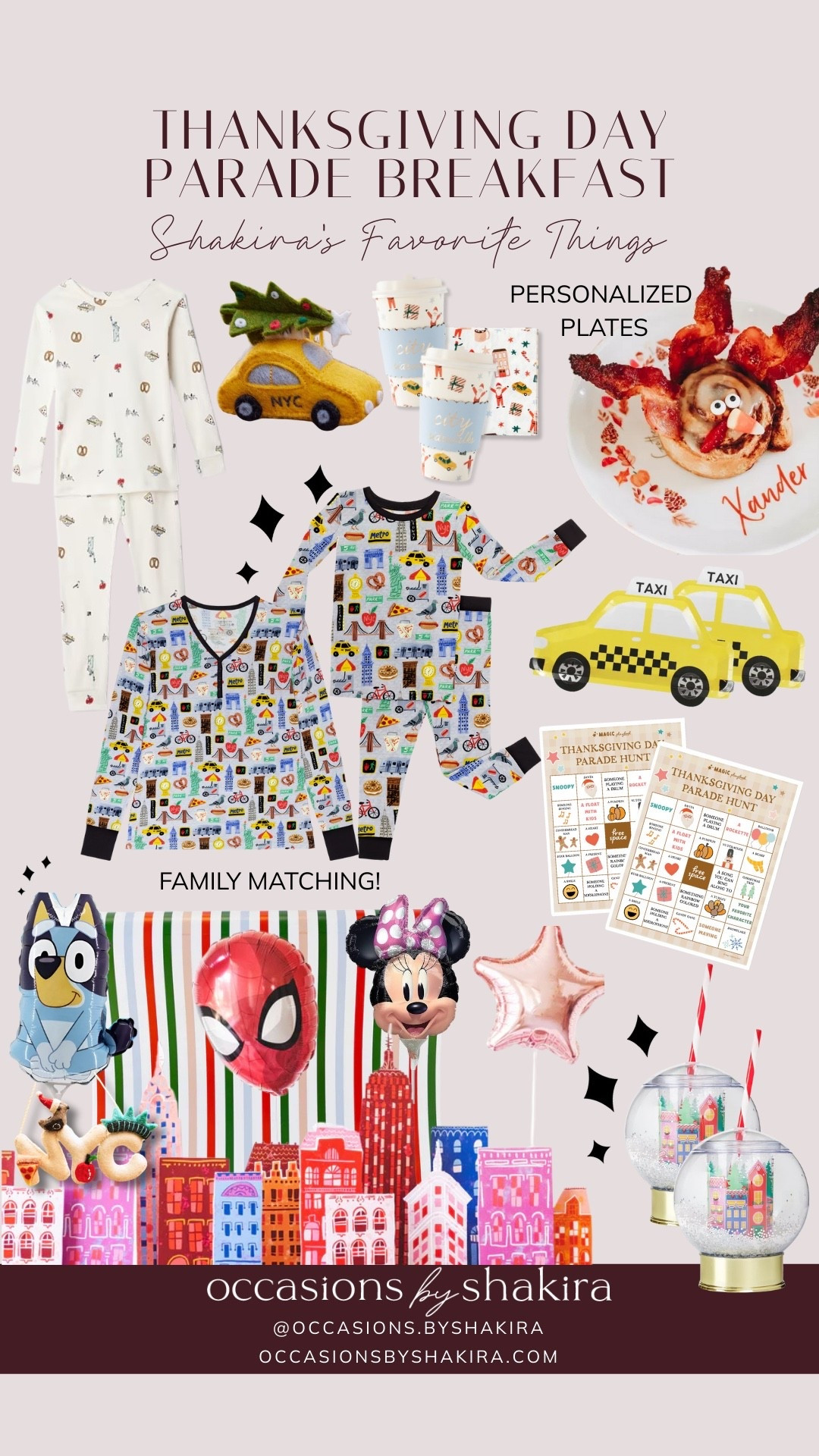 Thanksgiving Day Parade breakfast party!