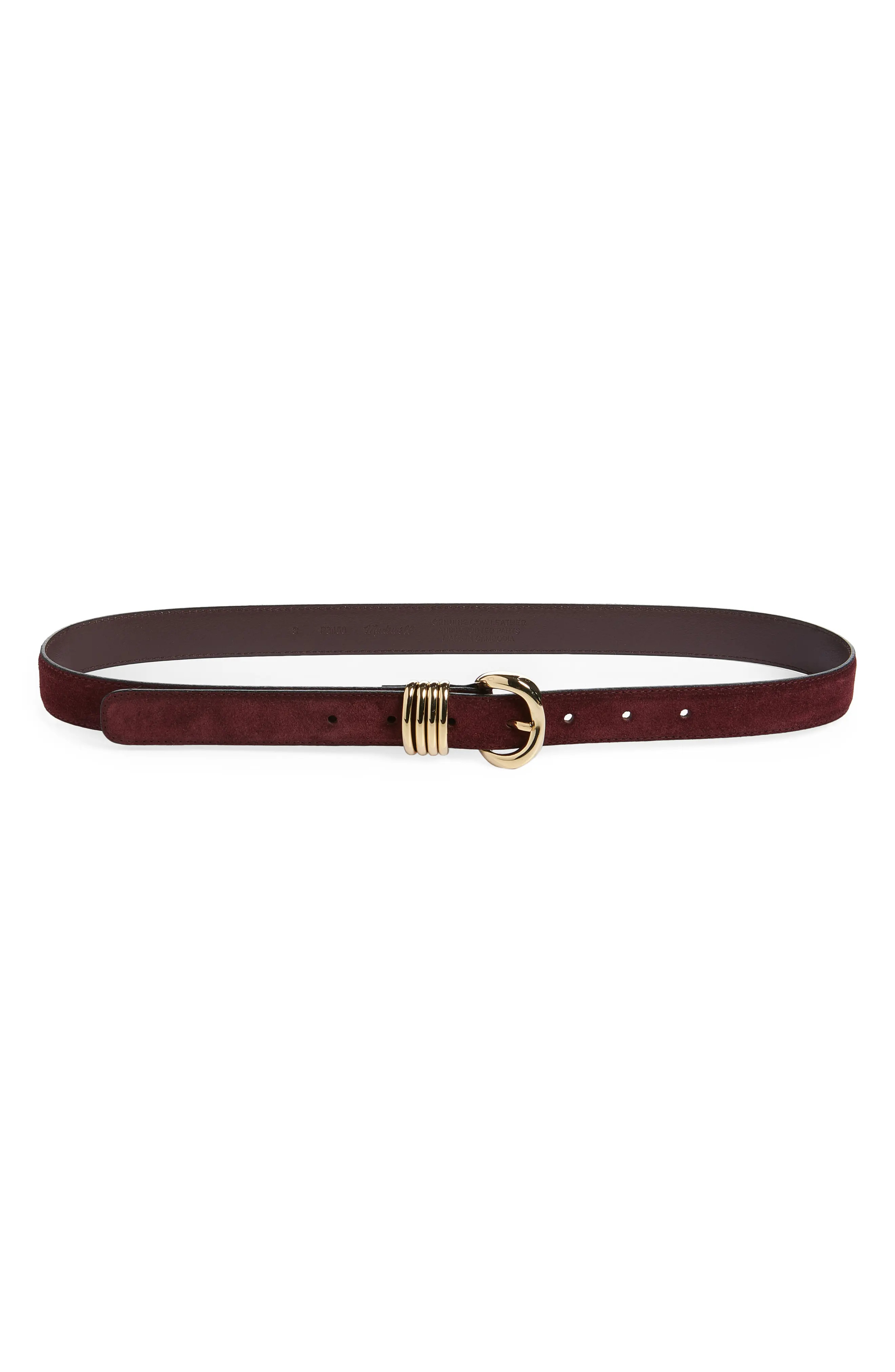 Suede Keeper Belt (Women) | Nordstrom | Nordstrom