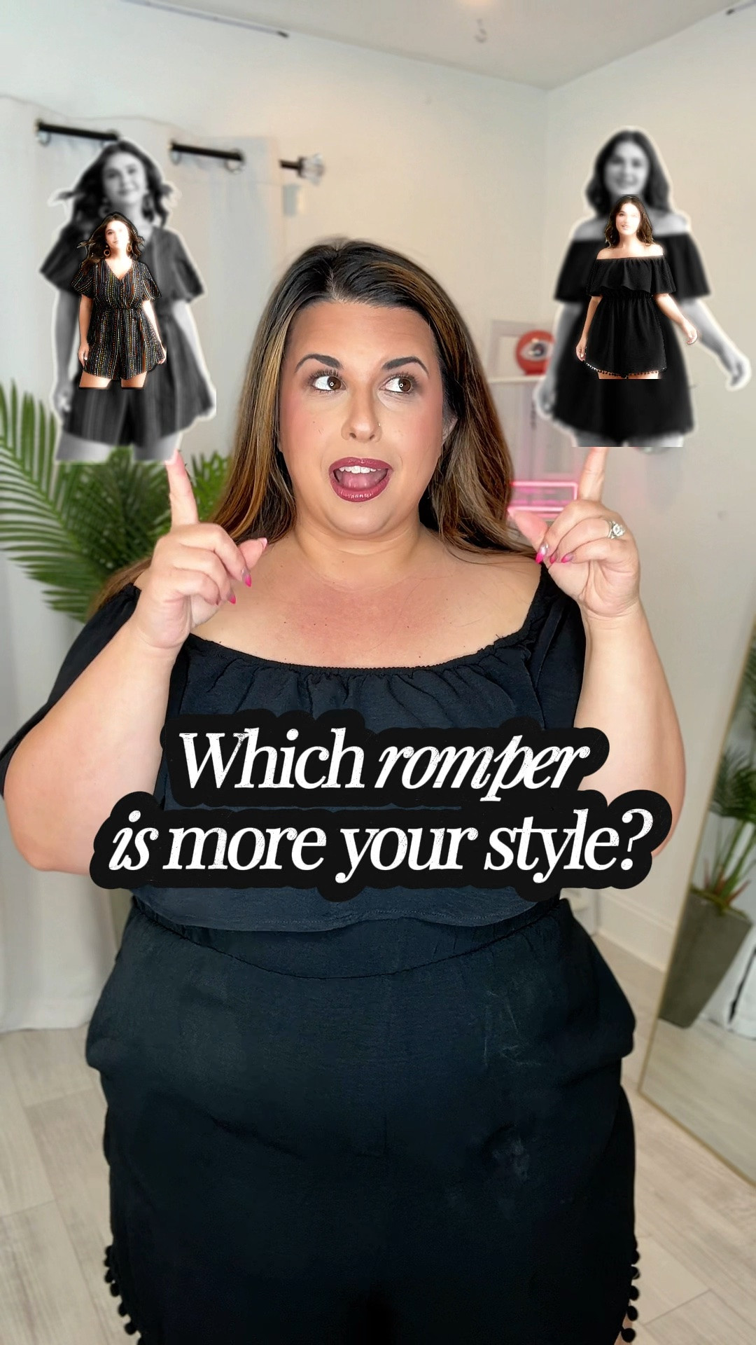 Which romper is more
Your style?

#LTKOver40 #LTKPlusSize