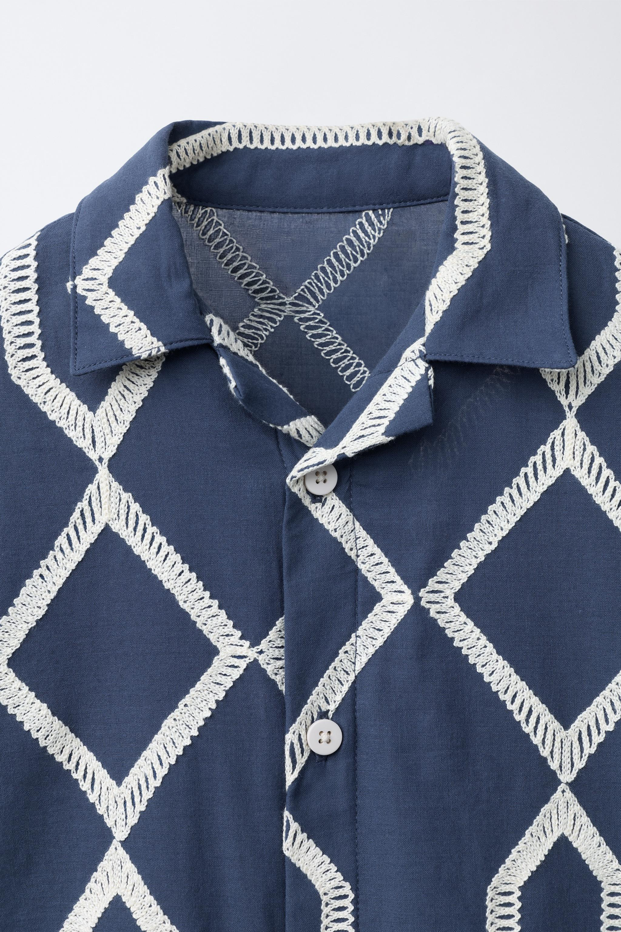 CONTRAST PRINT SHIRT | Zara US