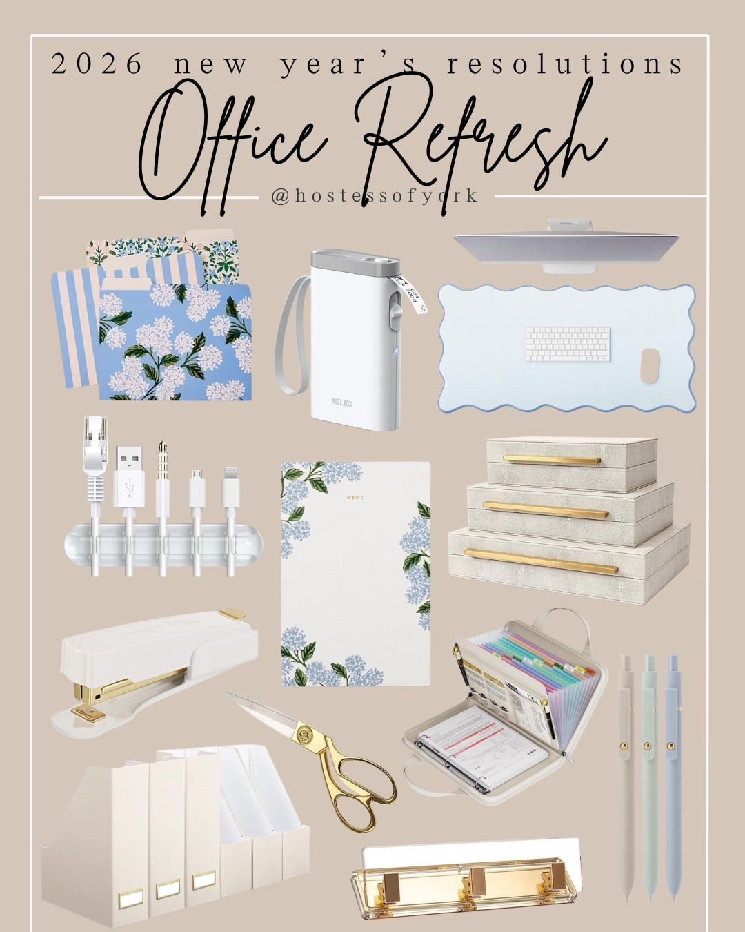 2026 officer refresh! Get motivated in the new year with these cute office finds! 

#newyear #goals #2026 #resolutions #essentials #vision #board #office #corporate #label #organizers #organization #fresh #files #supplies #organize

#LTKHome #LTKdayinmylife #LTKGiftGuide