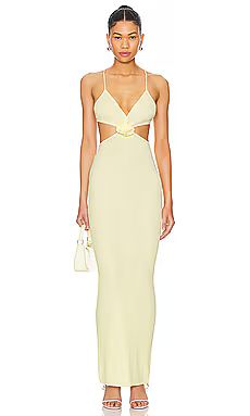 MORE TO COME Kacey Maxi Dress in Baby Yellow from Revolve.com | Revolve Clothing (Global)