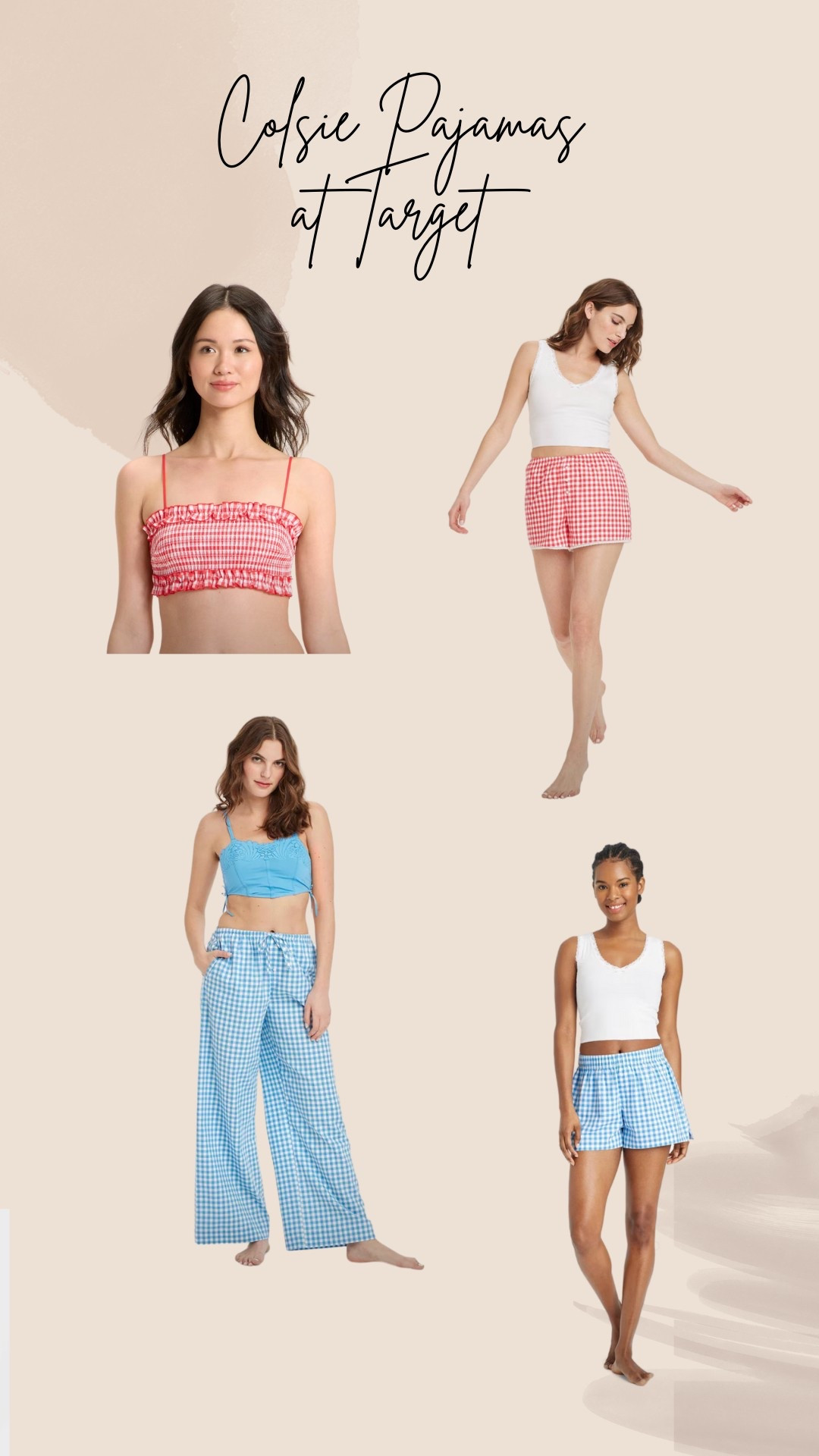 Grabbed myself the blue gingham bralette top and boxers and am obsessed! Perfect for hot summer nights.

#target
#targetstyle
#colsie
#pajamas

#LTKStyleTip