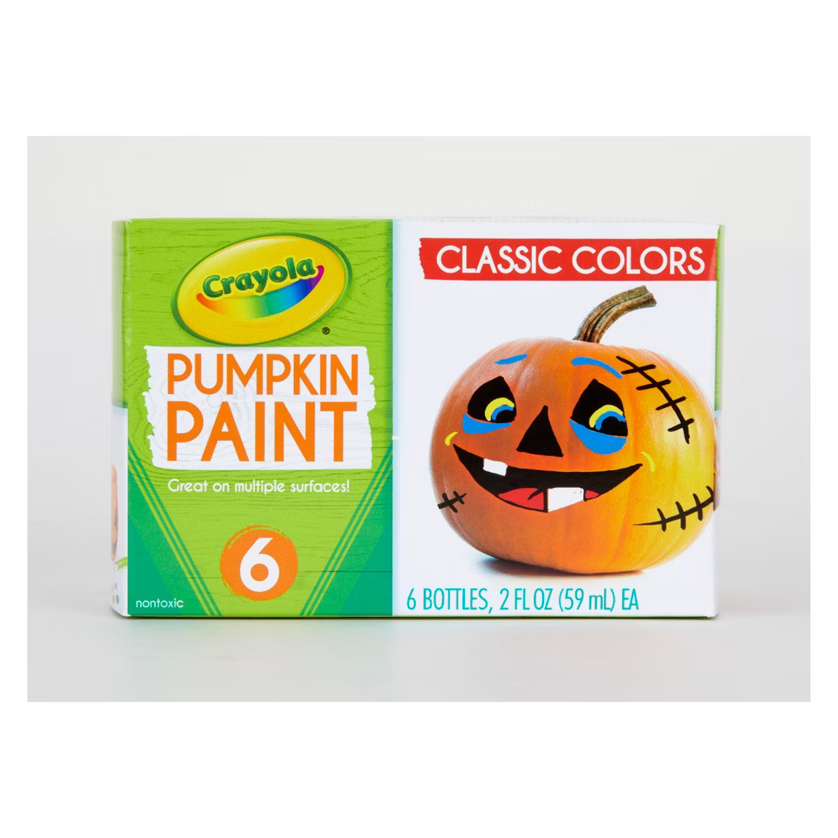 Crayola 6ct 2oz Pumpkin Paint Classic Colors Non-Toxic Craft Paint for Pumpkin Decorating Colorfu... | Target