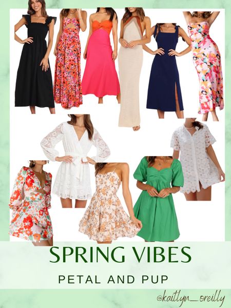 Spring dresses from petal and pup. Wedding guest dress , easter dress , vacation outfit and more

white dress , vacation outfit , resort wear spring outfit , resort wear , date night outfit , spring , romper , sweater , easter , airport outfit , travel outfit , nashville outfit , eras tour , taylor swift concert outfit , spring style , boho , maxi dress , mini dress , wedding guest , wedding guest dress , bachelorette party dress 


#LTKunder100 #LTKunder50 #LTKSeasonal #LTKstyletip #LTKFind #LTKbump #LTKcurves #LTKtravel #LTKwedding