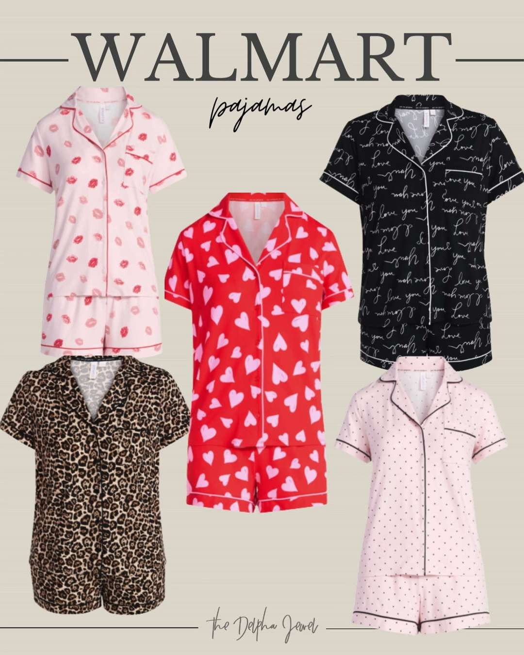 The perfect pajamas for Valentine's Day are at Walmart!  

 #LTKValentine #LTKselfcare #LTKMidsize
