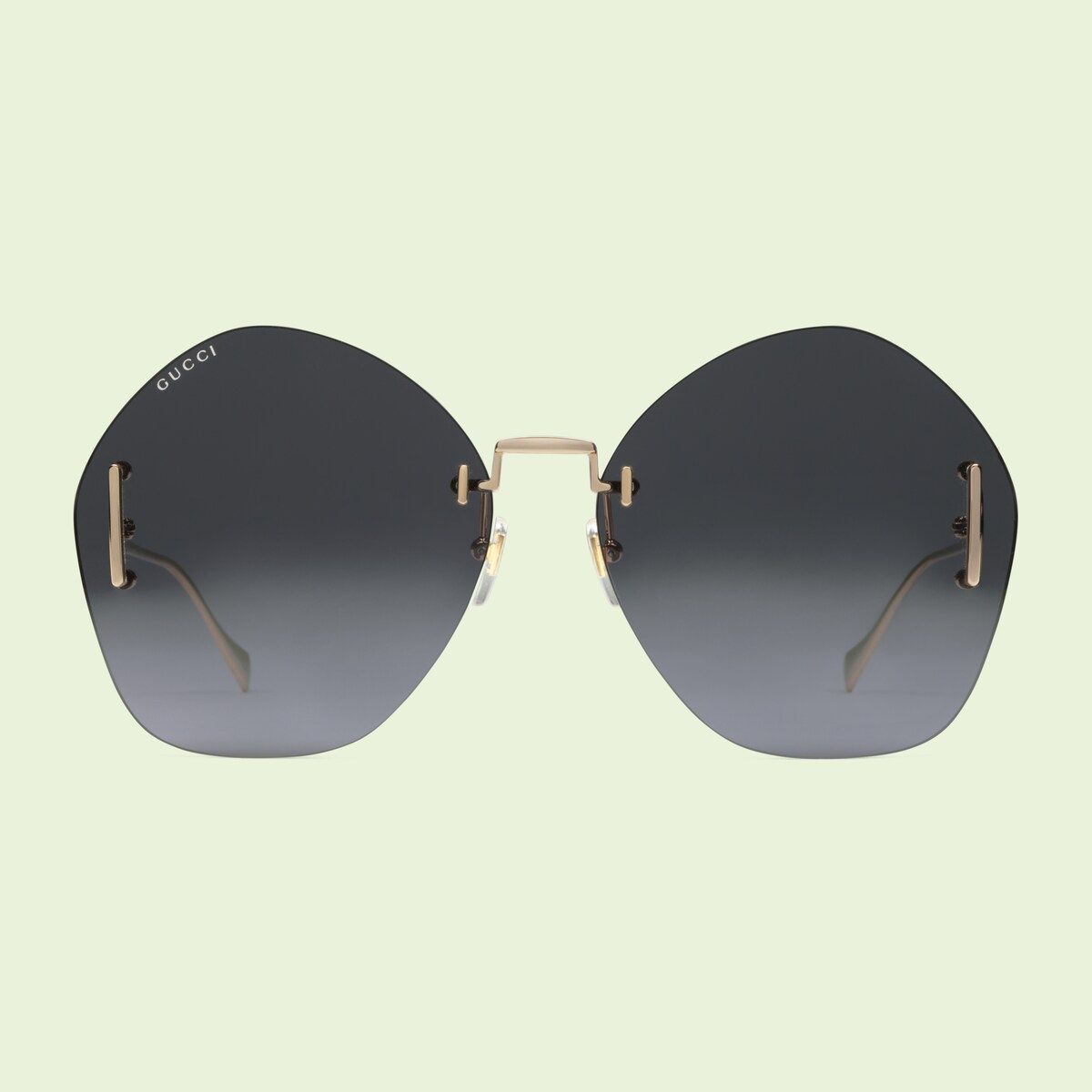 Gucci Geometric-frame sunglasses | Gucci (US)