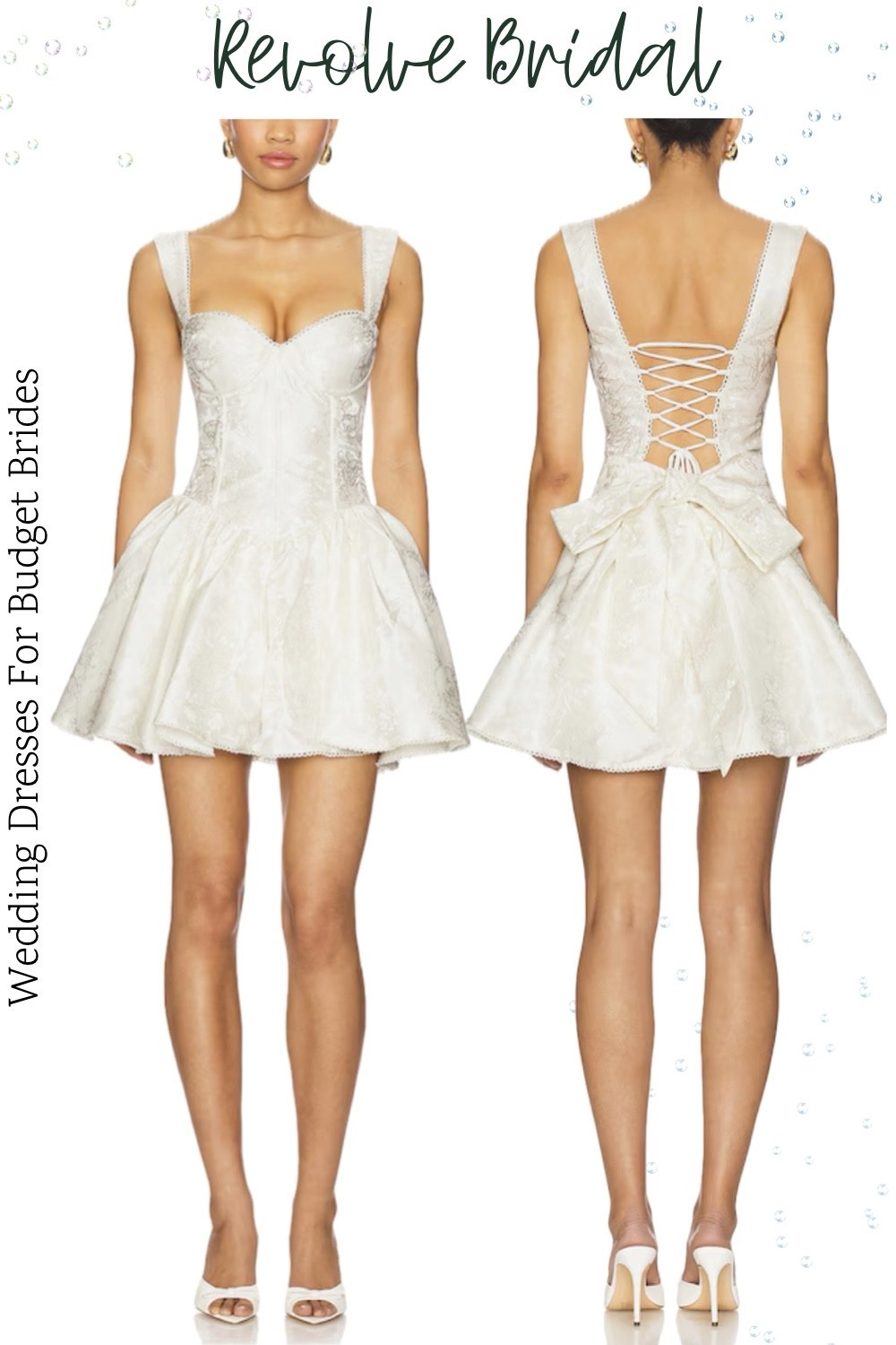 This ivory mini dress from Revolve stopped my scroll! Isn’t she pretty?

Engagement photo shoot dress, engagement party dress, bachelorette party dress, bridal shower dress, rehearsal dinner dress, after party dress, reception dress. 

Courthouse elopement dress, short white dress, minimalist wedding dress, or microwedding dress. 

#LTKWedding #LTKSeasonal