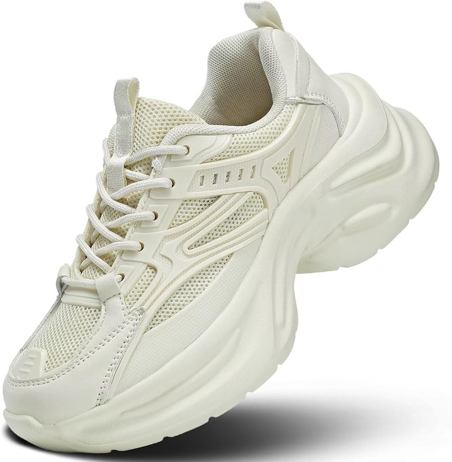 Women's Chunky Sneakers Fashion Platform Casual Dad Shoes Comfortable Walking Running Sport Work ... | Amazon (US)