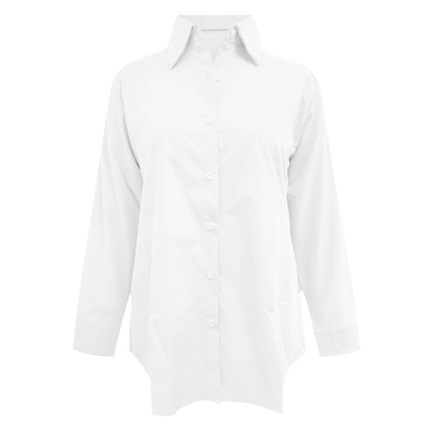 〖Follure〗Womens Tops Womens Swimsuit Bikini Cover Ups Oversized Button Down Crew Neck Long Sl... | Walmart (US)