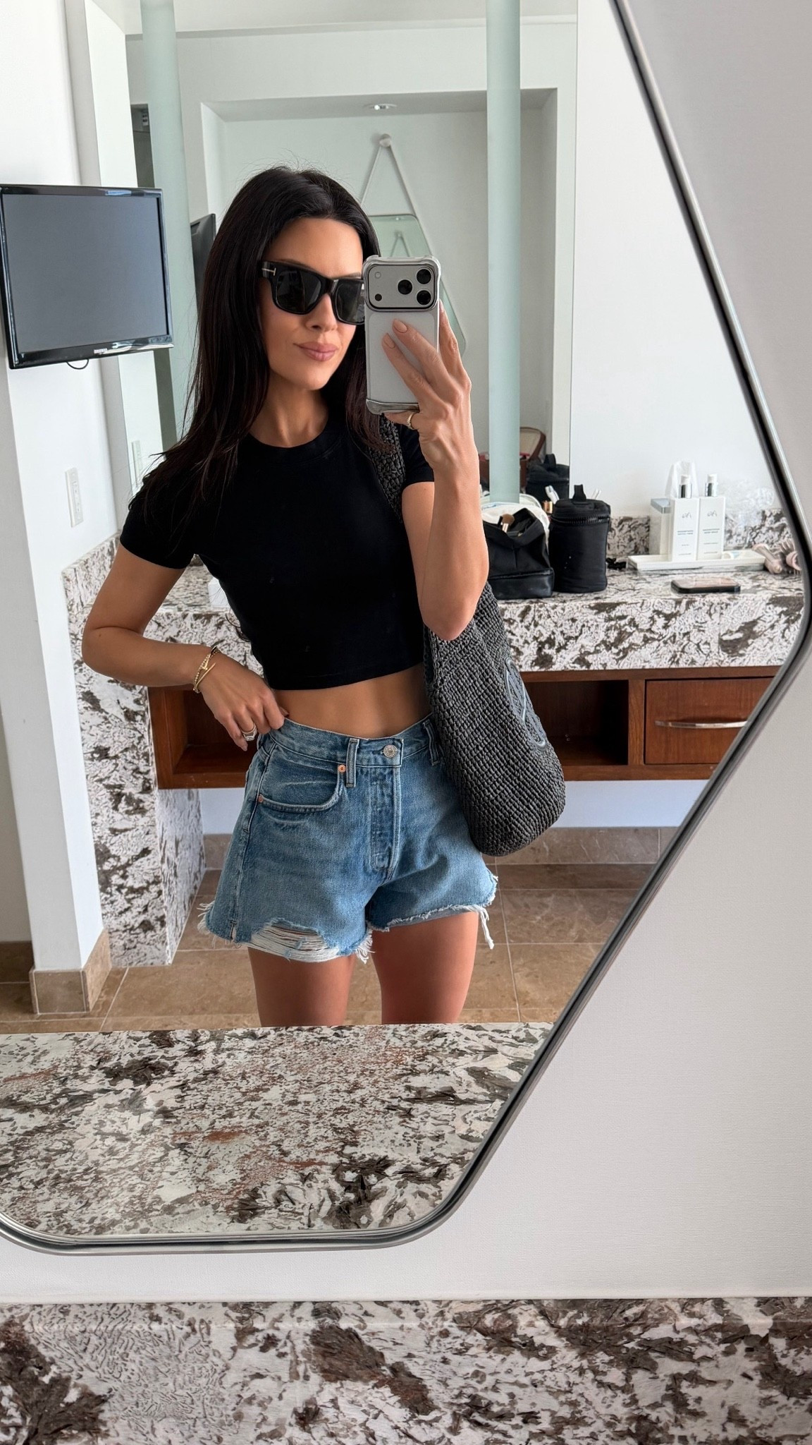 My favorite pair of denim I’m sure it’s they have this vintage vibe to them and I love that. They’re not skin tight. I’m wearing a size 24.

#LTKfitnessgoals #LTKmomlife #LTKootd