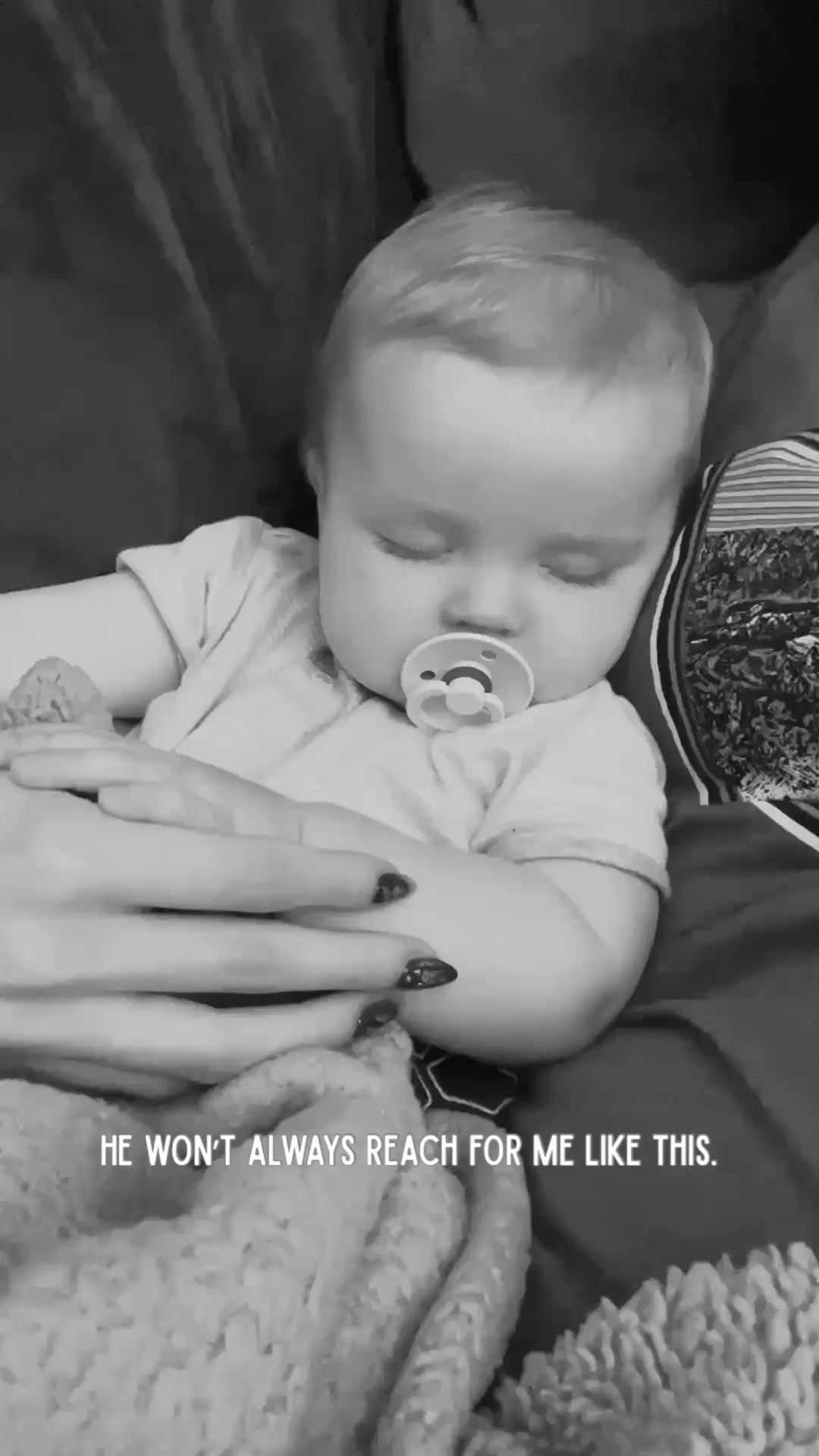 I was trying to put him down for a nap, but every time I did, he reached for me to pick him back up. So I stopped trying.

There will come a day when he doesn’t want to nap in my arms anymore. The laundry, cleaning and everything else can wait. If he wants me to hold him, I’m going to hold him. 🤍


#MotherhoodUnfiltered #SavorTheMoments #BabySnuggles #MomLife #LittleMomentsBigMemories

#LTKmomlife #LTKBaby #LTKKids