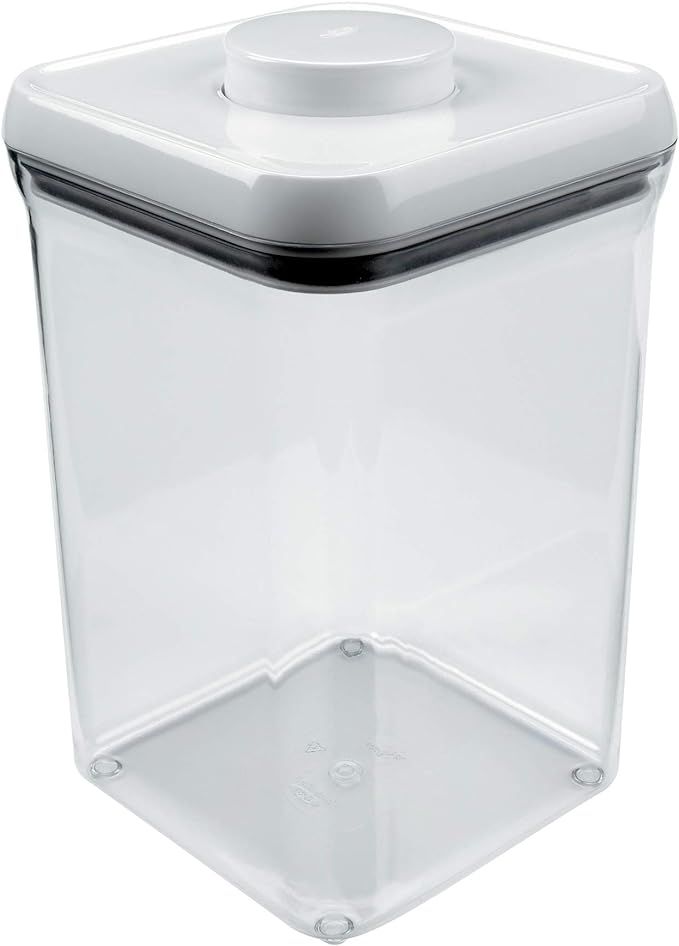 OXO 1071396 4.0 quart square Pop Container, 4 Qt - Flour | Amazon (US)