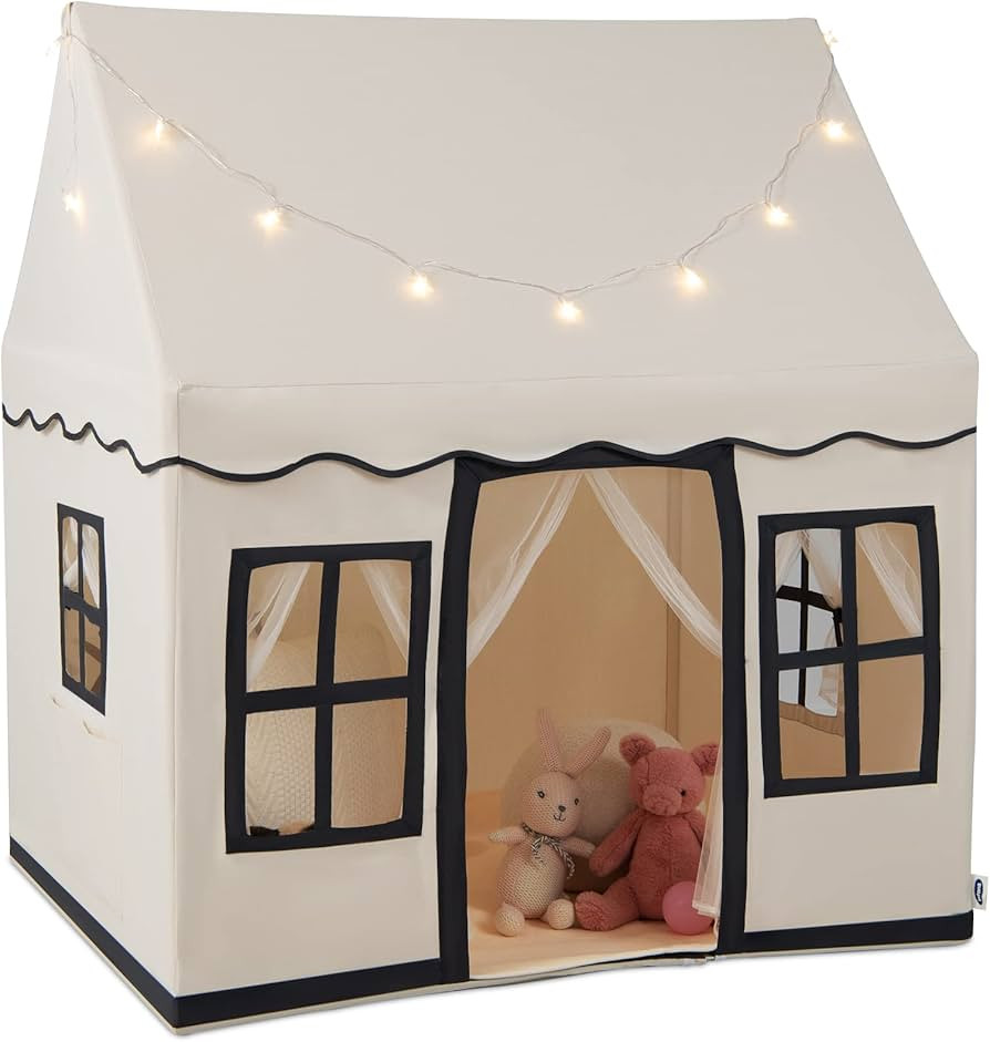 INFANS Kids Play Tent with Washable Mat Star Light Windows, Large Playhouse Toys for Children Boy... | Amazon (CA)