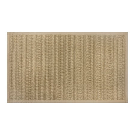 Better Homes & Gardens Brown Weave Indoor Kitchen Rug - 20" x 34" - 100% Polyester - Neutral | Walmart (US)
