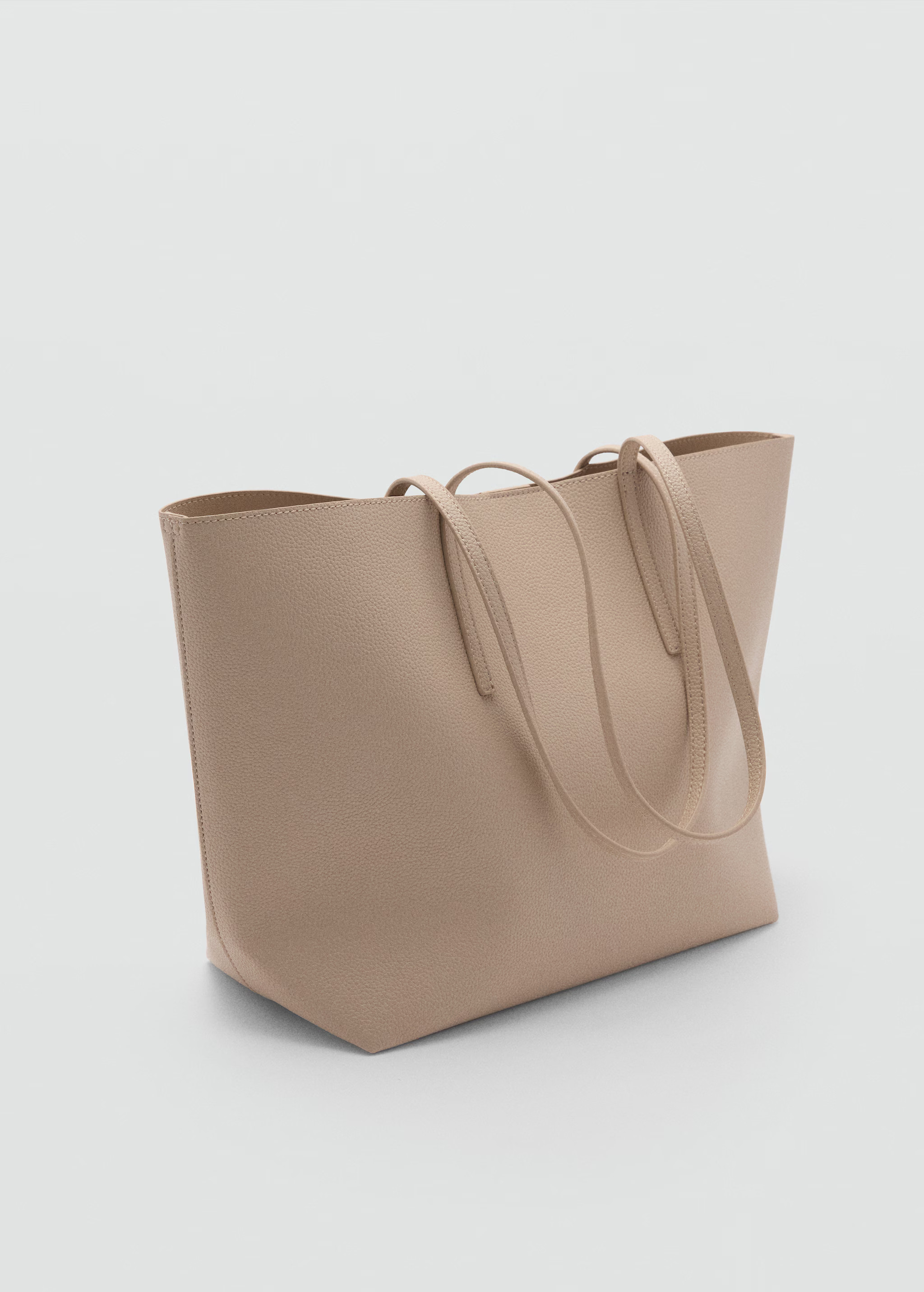Pebbled effect shopper bag | Mango (US/MX/AU)